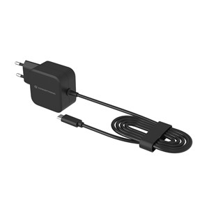 Conceptronic OZUL04BE 67W GaN USB PD Charger, Built-in USB-C Cable