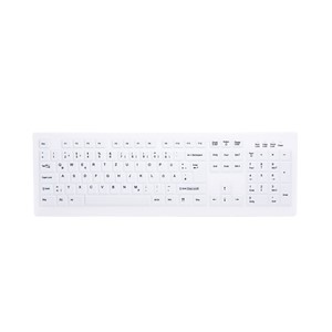Contour Design Active Key Contour ClassicClean Medical Keyboard Removable Cover Full-Size Wireless White DE C8100