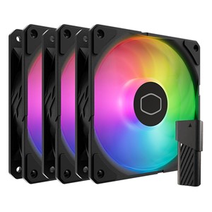 Cooler Master SickleFlow Edge 120 ARGB 3-Pack Fan Kit Computer case 4.72 (12 cm) Black 1 pc(s)