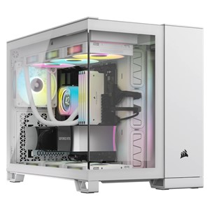 Corsair 2500X RGB Micro Tower White