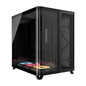 Corsair AIR 5400 LX-R RGB iCUE LINK Midi Tower Black
