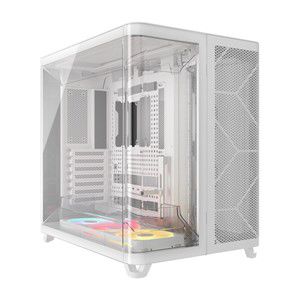 Corsair AIR 5400 LX-R RGB iCUE LINK Midi Tower White