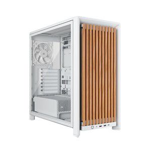 Corsair FRAME 4000D WOOD RS Midi Tower Wood, White