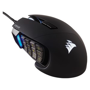 Corsair Gaming Mouse Scimitar RGB Elite Optical Wired 17 Keys 18000 dpi black