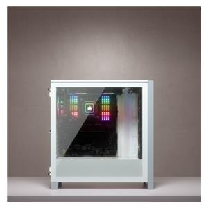 Corsair iCUE 4000X RGB Midi Tower White 12