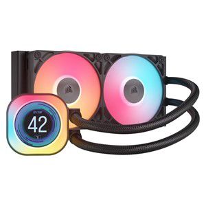 Corsair iCUE LINK TITAN 240 RX LCD Processor Air cooler 12 cm Black 1 pc(s)