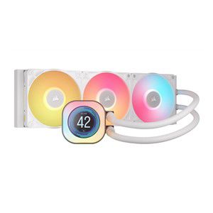 Corsair iCUE LINK TITAN 360 RX LCD Processor All-in-one liquid cooler 12 cm White 1 pc(s)