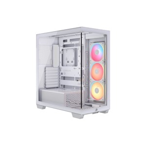 Corsair Midi Tower 3500X LXR LINK TG White