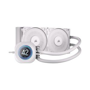 Corsair Nautilus 240 RS LCD Processor All-in-one liquid cooler 12 cm White 1 pc(s)
