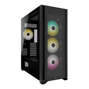 Corsair | Tempered Glass Full-Tower PC Case | iCUE 7000X RGB | Side window | Black | Full-Tower | Power supply included No | ATX