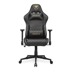 COUGAR Armor One V2 Gold Gaming Chair, Black
