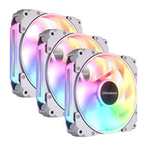 COUGAR Case Fan Apolar 120 ARGB, Reverse Blade, White (3 in one package)