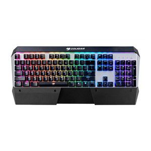 COUGAR CGR-WM4MB-ATR keyboard Gaming USB QWERTZ German Black, Silver