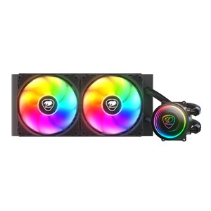 COUGAR CPU Water Cooling, Poseidon Elite 240, ARGB, Black