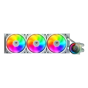 COUGAR CPU Water Cooling, Poseidon Elite 360, ARGB, White