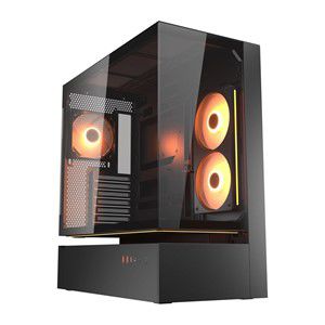 COUGAR Midi Tower Case, CFV235, ARGB, Glass, Black