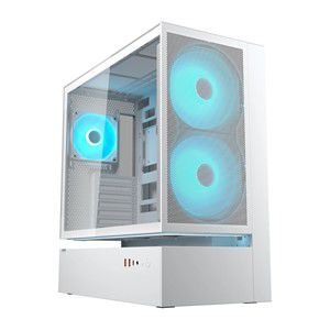 COUGAR Midi Tower Case, CFV235, ARGB, Mesh, White
