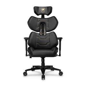 COUGAR Terminator Elite Gold PC gaming chair Padded seat Black, Gold