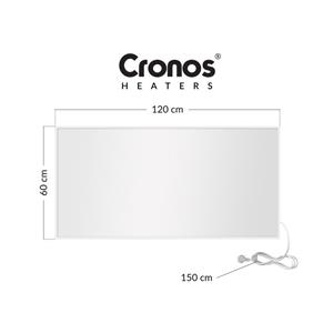 Cronos Carbon P1000 1000W infrared heater white 3