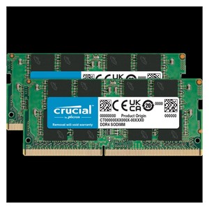 Crucial 32GB Kit (2x16GB) DDR4-3200 DIMM PC4-25600 CL22, 1.2V