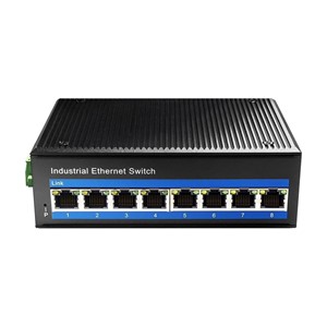 Cudy 8-Port 10 /100M Industrial PoE Switch Unmanaged Gigabit Ethernet (10 /100 /1000) Power over Ethernet (PoE) Black