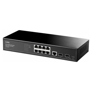 Cudy GS2008S2 network switch Managed L2 Gigabit Ethernet (10 /100 /1000) 1U Black