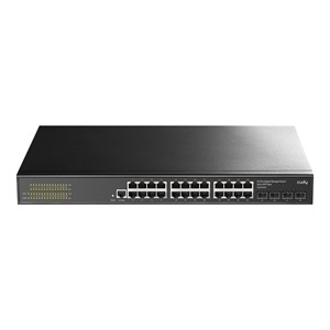 Cudy GS2024S2 network switch Managed L2 /L3 Gigabit Ethernet (10 /100 /1000) 1U Black