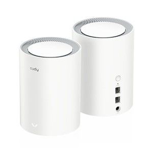 Cudy M1800 2-pack Dual-band (2.4 GHz /5 GHz) Wi-Fi 6 (802.11ax) White 1 Internal