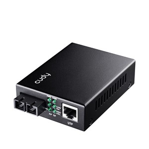 Cudy MC100GSA-20 network media converter 1000 Mbit /s 1310 nm Single-mode Black