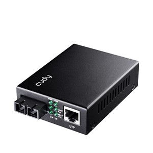 Cudy MC100MA-2 network media converter 1000 Mbit /s 1310 nm Multi-mode Black