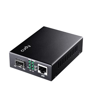 Cudy MC220 network media converter 1000 Mbit /s 1310 nm Single-mode Black