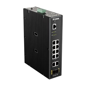 D-Link 12-Port L2 Industrial Smart Managed Switch with 10 x 1GBaseT(X) & 2 x SFP