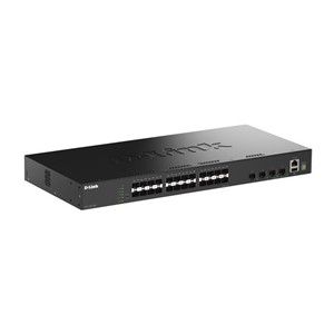 D-Link 28-Port Gigabit SFP Stackable Smart Managed Switch with 4 x 10G SFP+ Ports