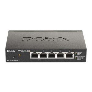 D-Link 5-Port Gigabit PoE Smart Managed Switch with 1 PD port