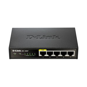 D-Link DES-1005P network switch Unmanaged Black Power over Ethernet (PoE)