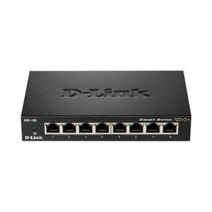 D-Link DGS-108 Unmanaged L2 Gigabit Ethernet (10 /100 /1000) Black