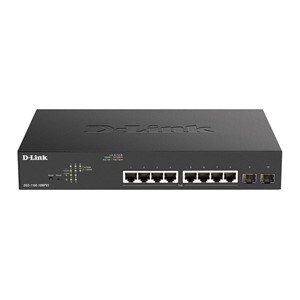 D-Link DGS-1100-10MPV2 Managed L2 Gigabit Ethernet (10 /100 /1000) Power over Ethernet (PoE) 1U Black