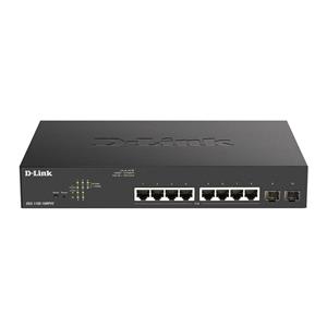 D-Link DGS-1100-10MPV2 network switch Managed L2 Gigabit Ethernet (10/100/1000) Power over Ethernet (PoE) 1U Black