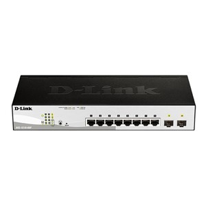 D-Link DGS-1210-08P Managed L2 Gigabit Ethernet (10 /100 /1000) Power over Ethernet (PoE) Black