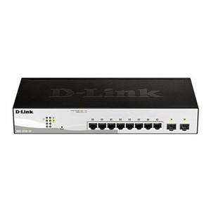 D-Link DGS-1210-10 Managed L2 Gigabit Ethernet (10 /100 /1000) 1U Black, Grey