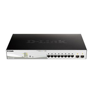 D-Link DGS-1210-10MP Managed L2 Gigabit Ethernet (10 /100 /1000) Power over Ethernet (PoE) Black, Grey