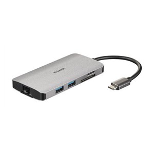 D-Link DUB-M810 - 8-in-1 USB-C Hub with HDMI /Ethernet /Card Reader /Power Delivery
