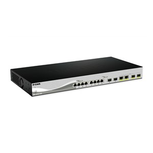 D-Link DXS-1210-12SC /E network switch Managed L2 10G Ethernet (100 /1000 /10000) 1U Black, Silver
