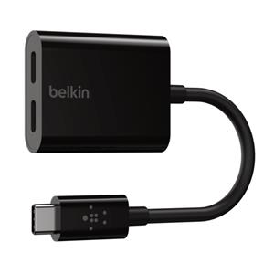 Belkin RockStar Connect USB-C Audio + Charge adapter black 2