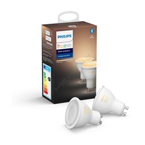Philips Hue Set GU10 BT 2er 5W 350lm White Ambiance - set od 2 pametne LED žarulje