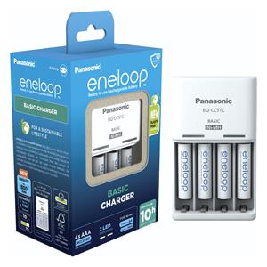 Panasonic Eneloop Basic Charger BQ-CC51 inkl. 4xAAA K-KJ51MCD04E 2