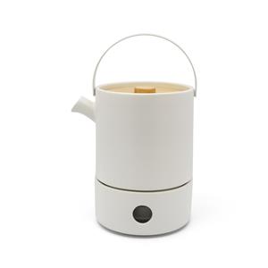 Bredemeijer Tea Set Umea 1,2L white with Warmer 142010 2
