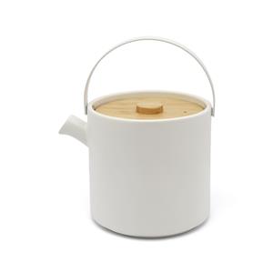 Bredemeijer Tea Set Umea 1,2L white with Warmer 142010 3