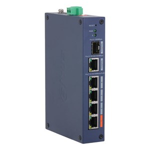 Dahua Technology 6-Port Cloud Managed Hardened Switch with 4-Port PoE
