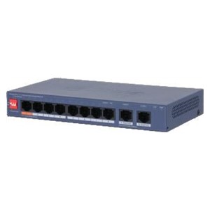 Dahua Technology CS4010-8ET2GT-60 network switch Managed L2 Gigabit Ethernet (10 /100 /1000) Power over Ethernet (PoE) Blue
